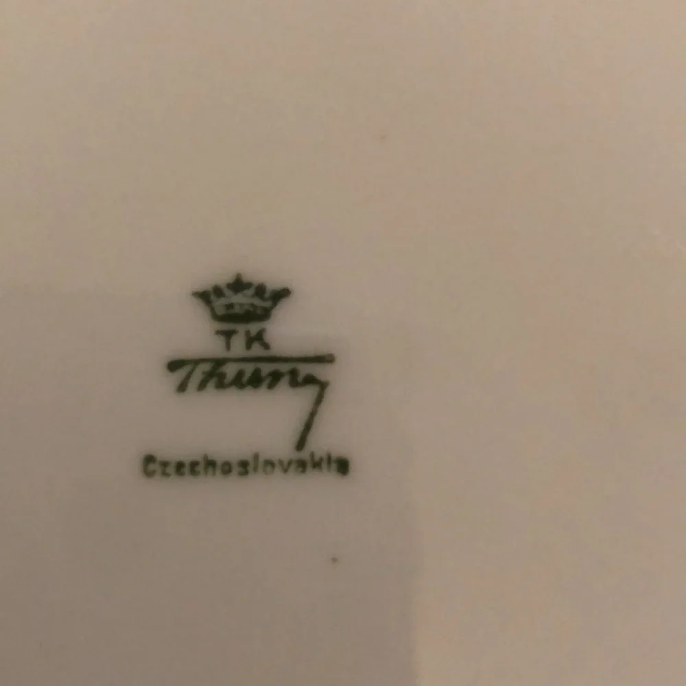Vintage Dinner Plate (4) Thun